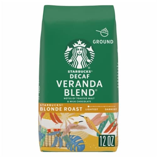 Starbucks Blonde Decaf Veranda Blend Ground Roast Coffee