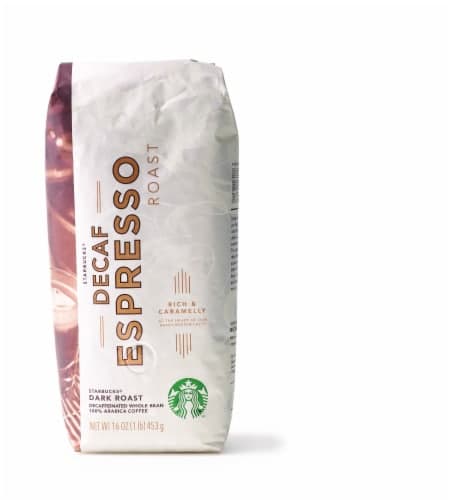 Starbucks Decaf Espresso Dark Roast Whole Bean Coffee