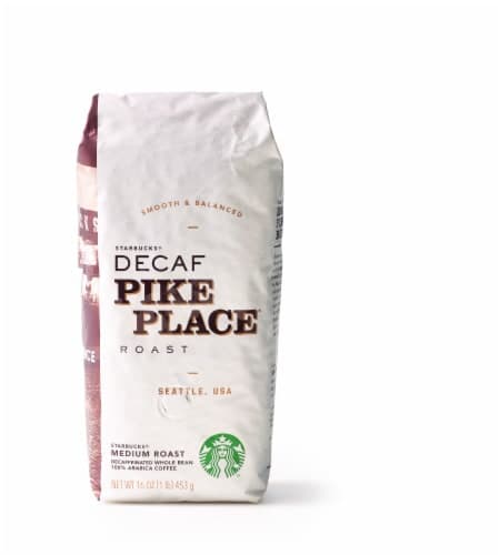 Starbucks Decaf Pike Place Medium Roast Whole Bean Coffee