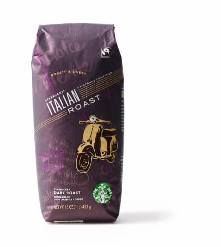 Starbucks Italian Roast Dark Roast Whole Bean Coffee