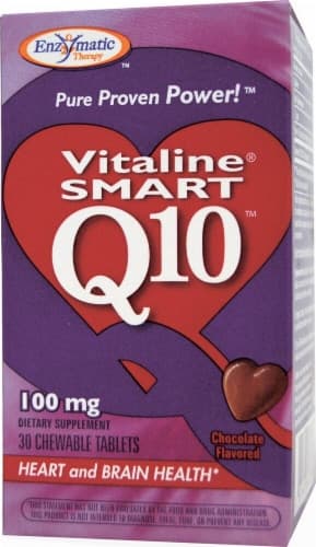 Enzymatic Therapy Smart Q10 Coq10 Chocolate Flavored Chewable