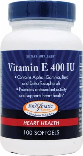 Enzymatic Therapy Vitamin E Softgels