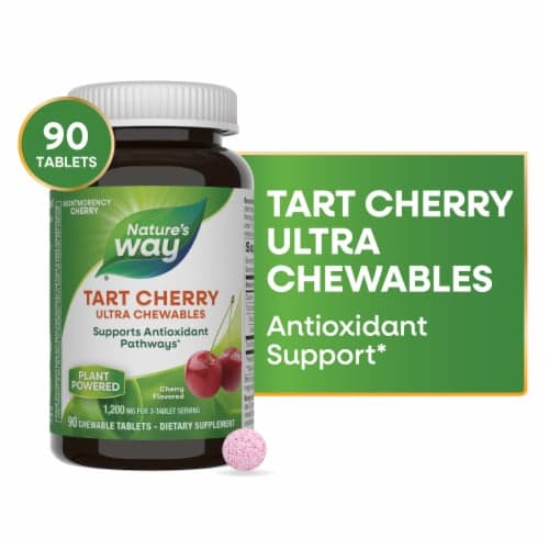 Enzymatic Therapy Ultra Tart Cherry Dietary Supplement Chewables