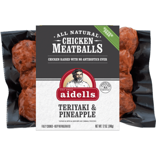 Aidells Chicken Meatballs Teriyaki & Pineapple
