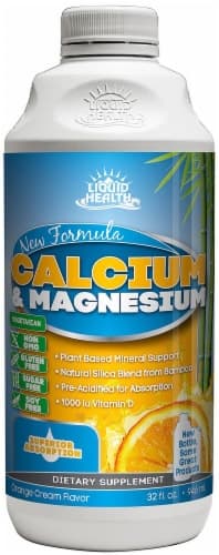 Liquid Health  Calcium And Magnesium   Orange Cream