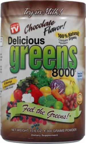 Greens World Inc.  Delicious Greens 8000   Chocolate