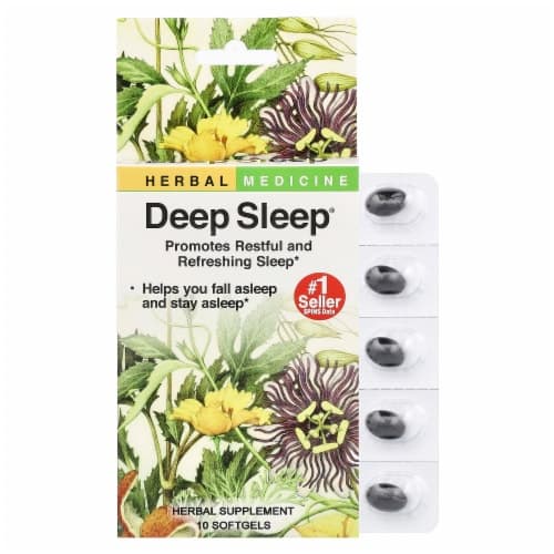 Herbs Etc. Deep Sleep Fact-Acting Softgels