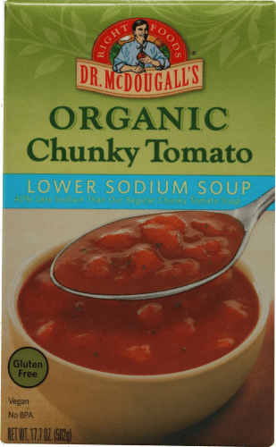 Dr. Mcdougall'S Organic Chunky Tomato Soup Lower Sodium