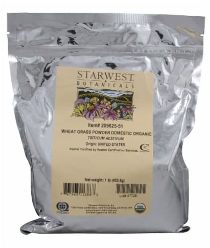 Starwest Botanicals  Organic Wheat Grass Powder Domestic
