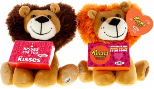 Galerie Lion Plush With Reese'S Or Kisses Chocolate