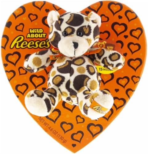Reese'S Miniatures Valentine Candy With Plush Bear