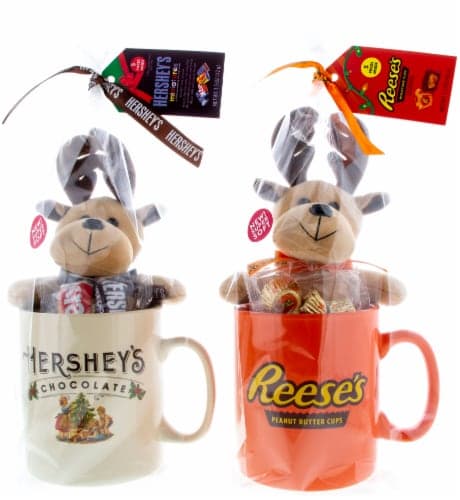 Galerie Assorted Holiday Candy & Plush Mug Set