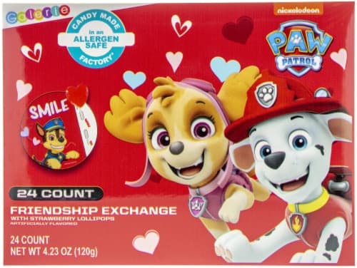 Paw Patrol Friendship Valentine Candy Exchange
