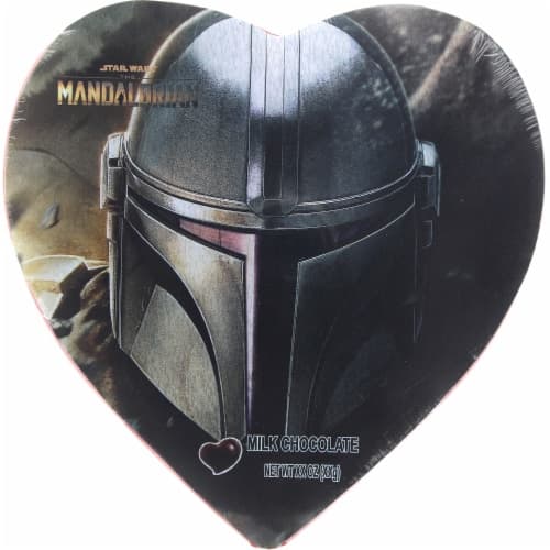 Galerie Star Wars Mandalorian Milk Chocolate Heart Shaped Tin Valentine Candy