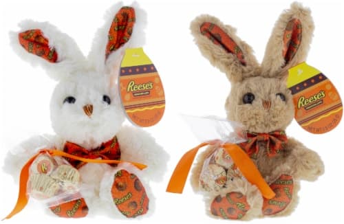 Reese'S Bunny Plush With Assortment Chocolate Easter Candy