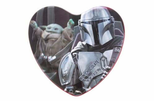 Galerie Mandalorian & The Child Heart Shaped Chocolates Tin Valentine Candy