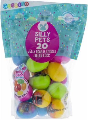 Galerie Jelly Bean & Sticker Filled Silly Pets Egg Easter Candy Set