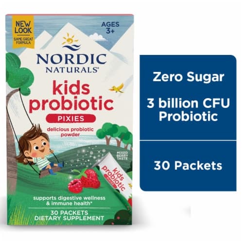 Nordic Naturals Kids Nordic Flora Rad Berry Probiotic Pixies