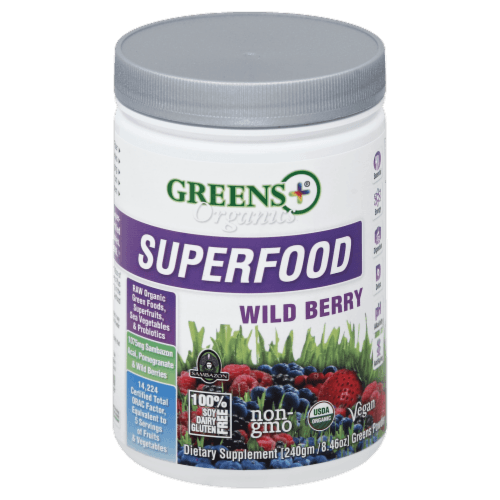 Greens Plus Organics Superfood Wild Berry