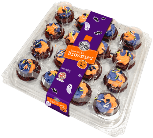 Two-Bite Halloween Brownies With Ghost Sprinkles