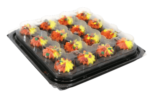 Two-Bite Autumn Brownie Party Platter