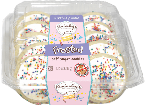 Kimberley'S Bakeshoppe Birthday Cake Frosted Soft Sugar Cookies