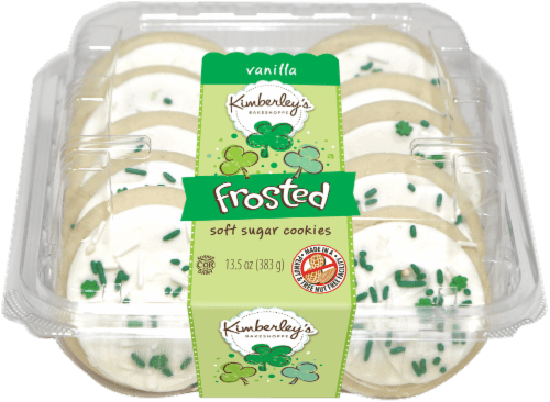 Kimberley'S Bakeshoppe St. Patrick'S Day Vanilla Frosted Cookies