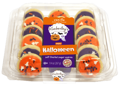 Kimberley'S Bakeshoppe Halloween Vanilla Mini Frosted Cookies