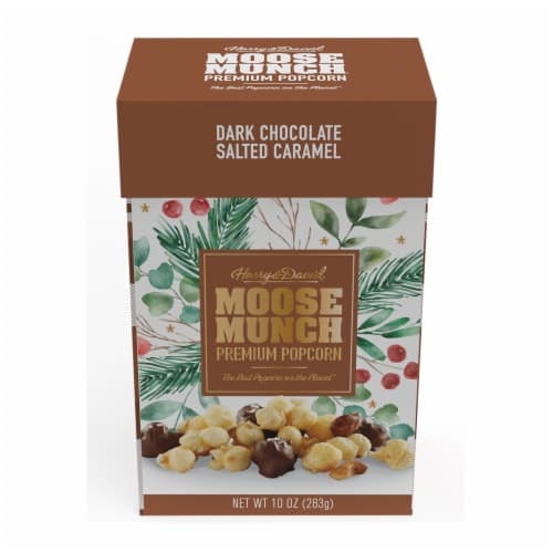 Harry & David Holiday Dark Chocolate Salted Caramel Moose Munch