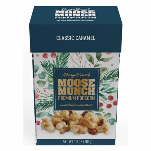 Harry & David Holiday Moose Munch Classic Caramel Premium Popcorn