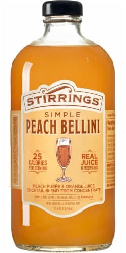Stirrings Simple Peach Belini