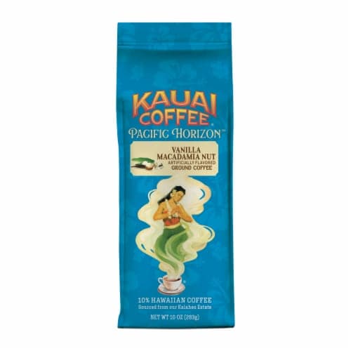 Kauai Coffee Coffee Hawaiian Ground Vanilla Macadamia Nut