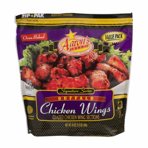 Aaron'S Best Kosher Oven Baked Buffalo Glazed Chicken Wings
