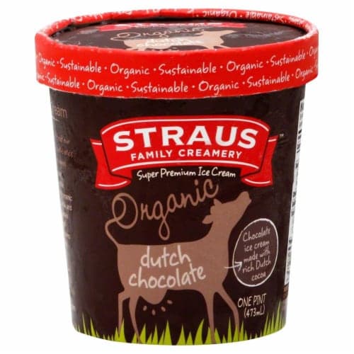 Straus Family Creamery Dutch Chocolate Ice Cream Organic