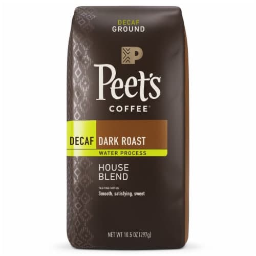 Peet'S Coffee Decaf House Blend Dark Roast Ground Coffee