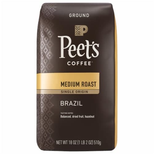 Peet'S Brazil Medium Roast Ground Coffee