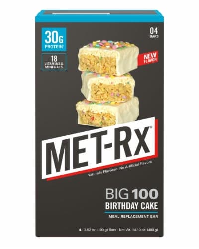Met-Rx Big 100 Birthday Cake Meal Bars