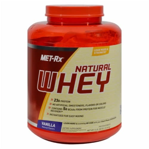 Met-Rx Natural Whey Powder   Vanilla