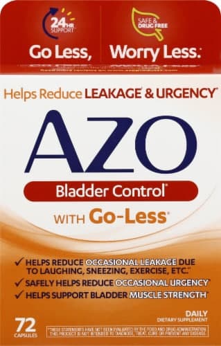 Azo Bladder Control With Go-Less Dietary Supplements Capsules