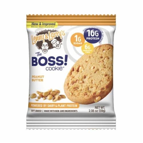 Lenny & Larry'S The Boss Dairy & Plant Protein Peanut Butter Chunk Cookie