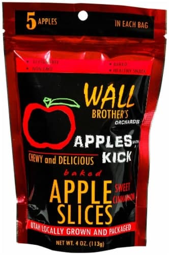 Wall Brother'S Orchards Apples With A Kick Baked Apple Slices - Sweet Cinnamon
