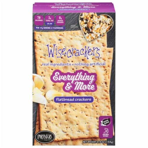 Wisecrackers Everything & More Flatbread Crackers
