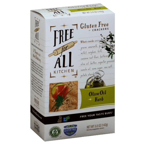 Free For All Kitchen Olive Oil & Herb Crackers