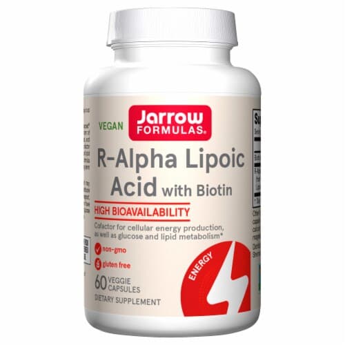 Jarrow Formulas R-Alpha Lipoic Acid With Biotin