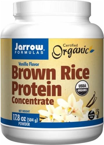 Jarrow Formulas  Organic Brown Rice Protein Concentrate   Vanilla