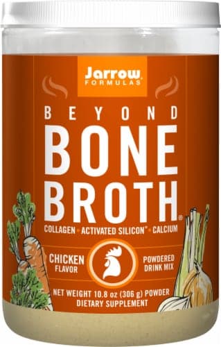Jarrow Formulas Beyond Bone Broth Chicken Flavor Powdered Drink Mix