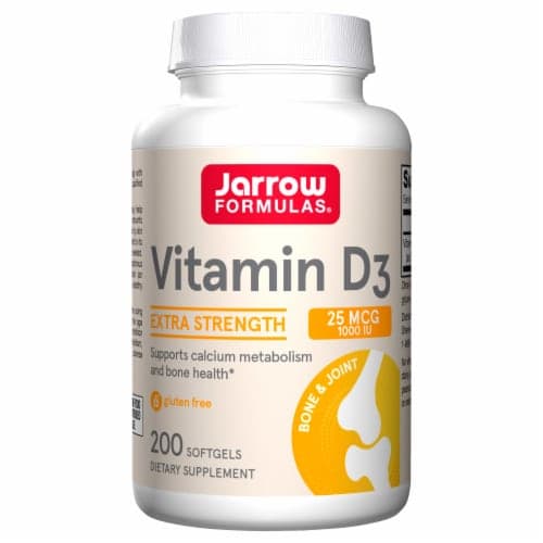 Jarrow Formulas Vitamin D3 1000Iu Softgels