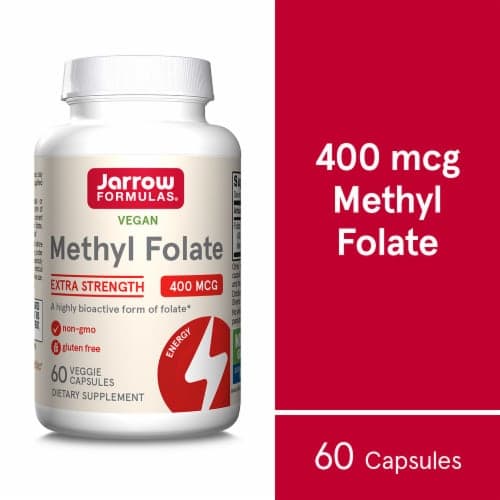 Jarrow Formulas Methyl Folate Capsules 400Mcg