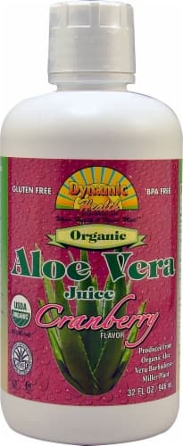 Dynamic Health Organic Cranberry Flavor Aloe Vera Juice