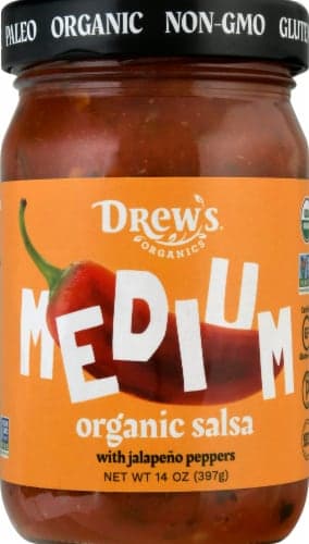 Drew'S Organics Medium Salsa